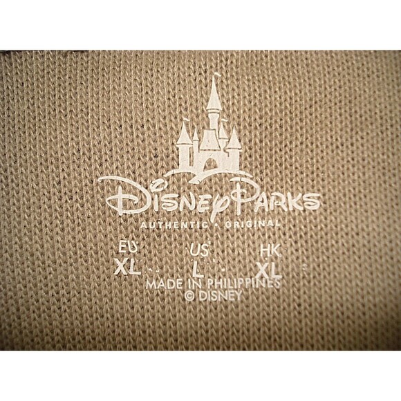 Walt Disney World 1971 Mens Lg Quarter Zip Blue Pullover Sweater Disney Park L - Picture 6 of 6